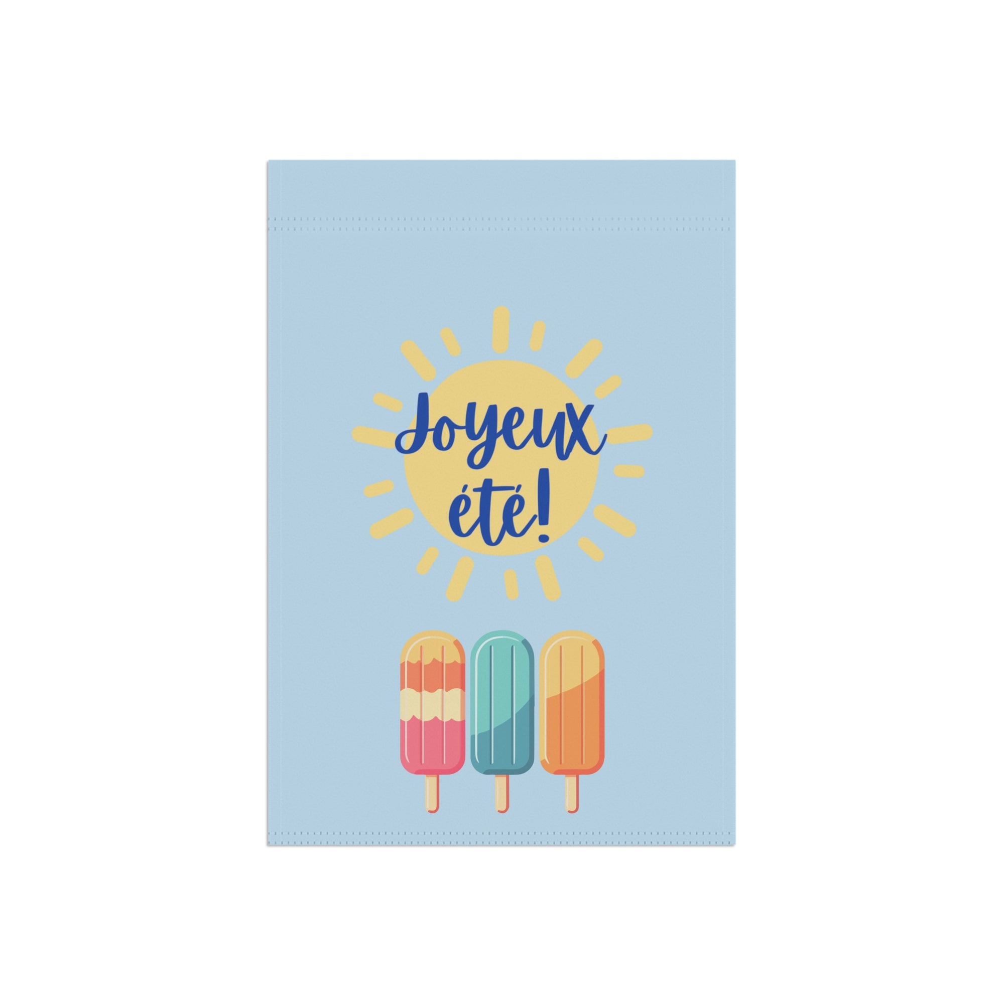 Joyeux été Summer Garden Banner