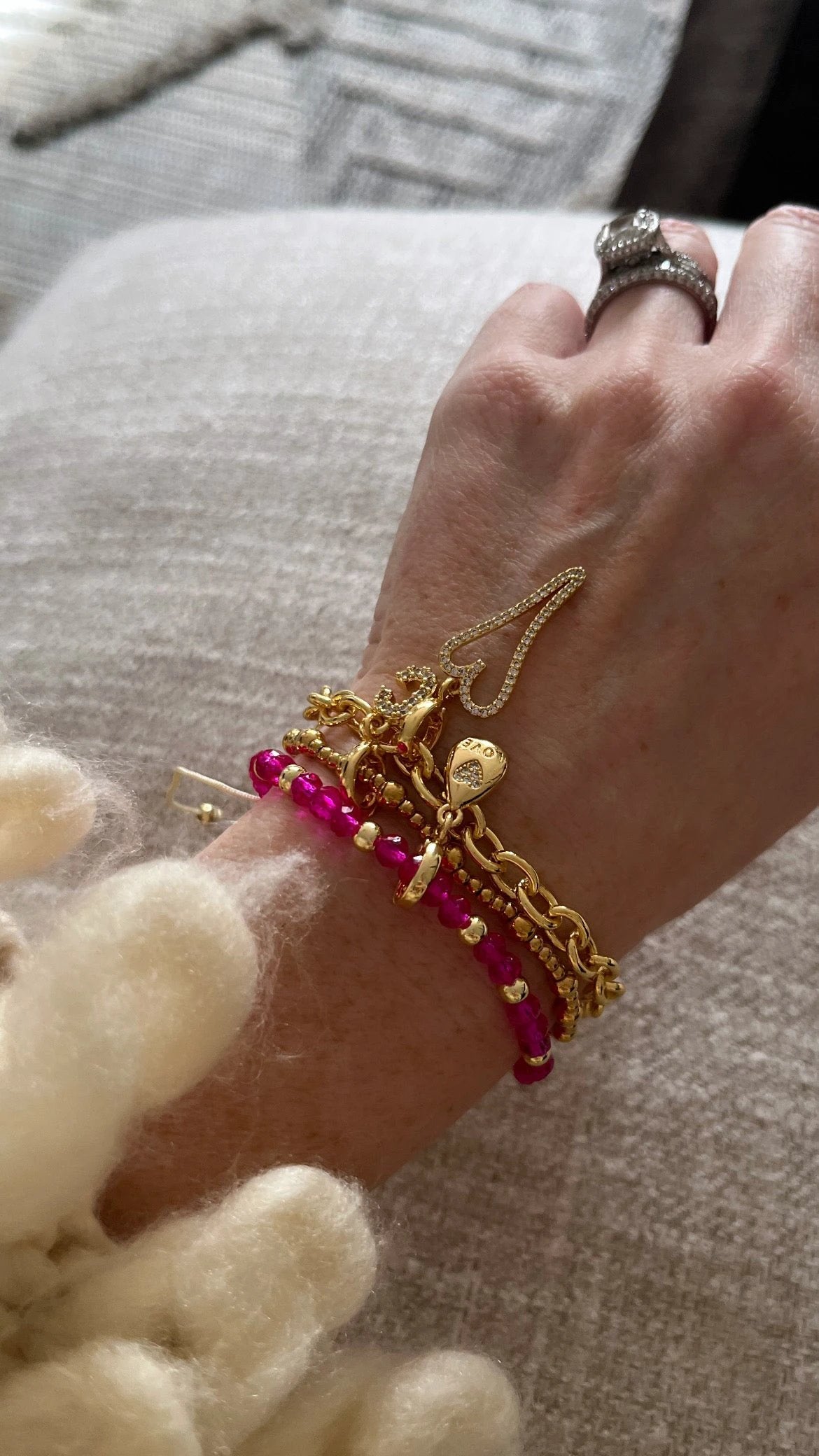 Classic Multi Mixed Beaded Waterproof Non-Tarnish Bracelets by Curated By Suarez