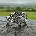 True Love Irish Claddagh Ring in Sterling Silver
