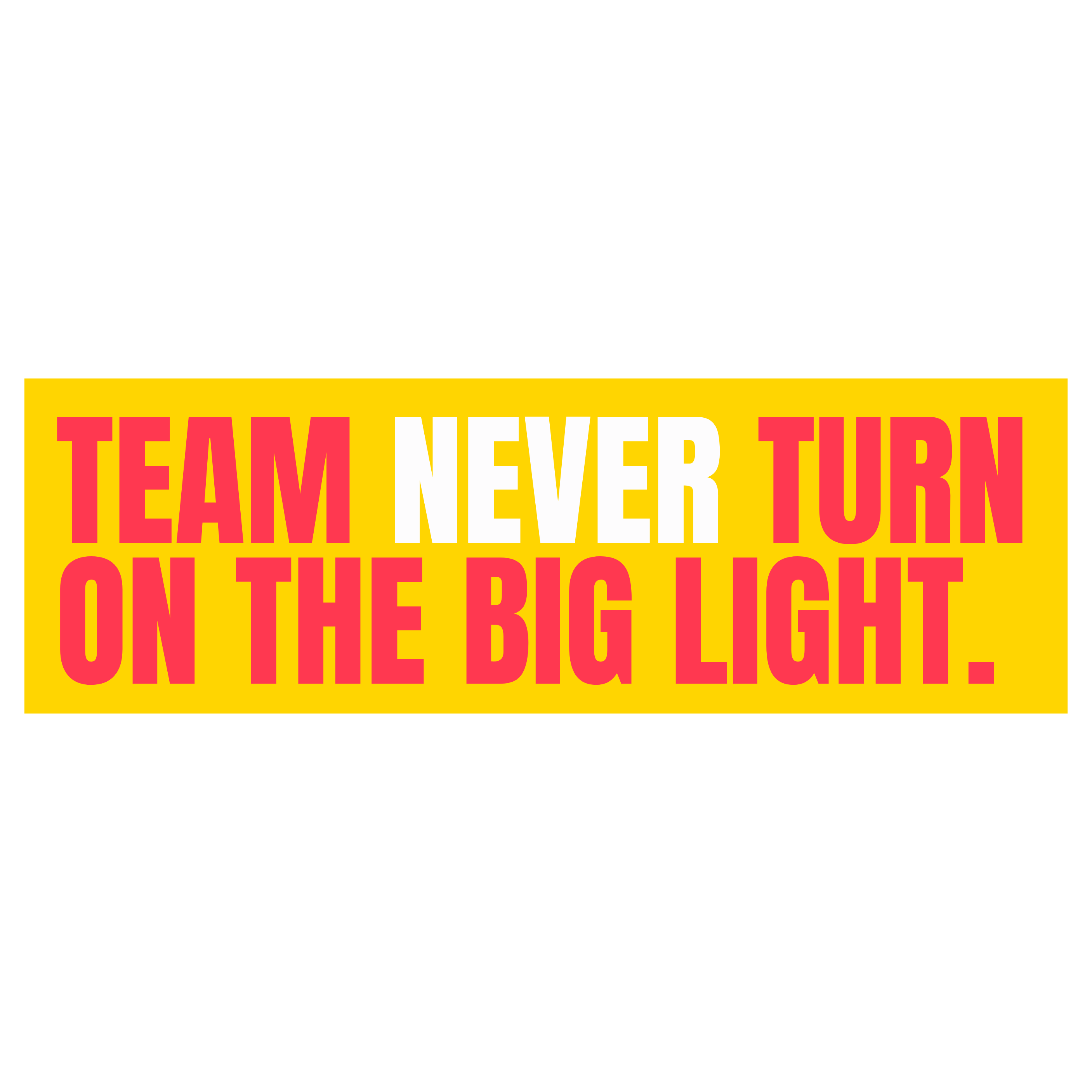 Funny Vinyl Sticker Team Never Turn On the Big Light Sticker by Five Dot Post