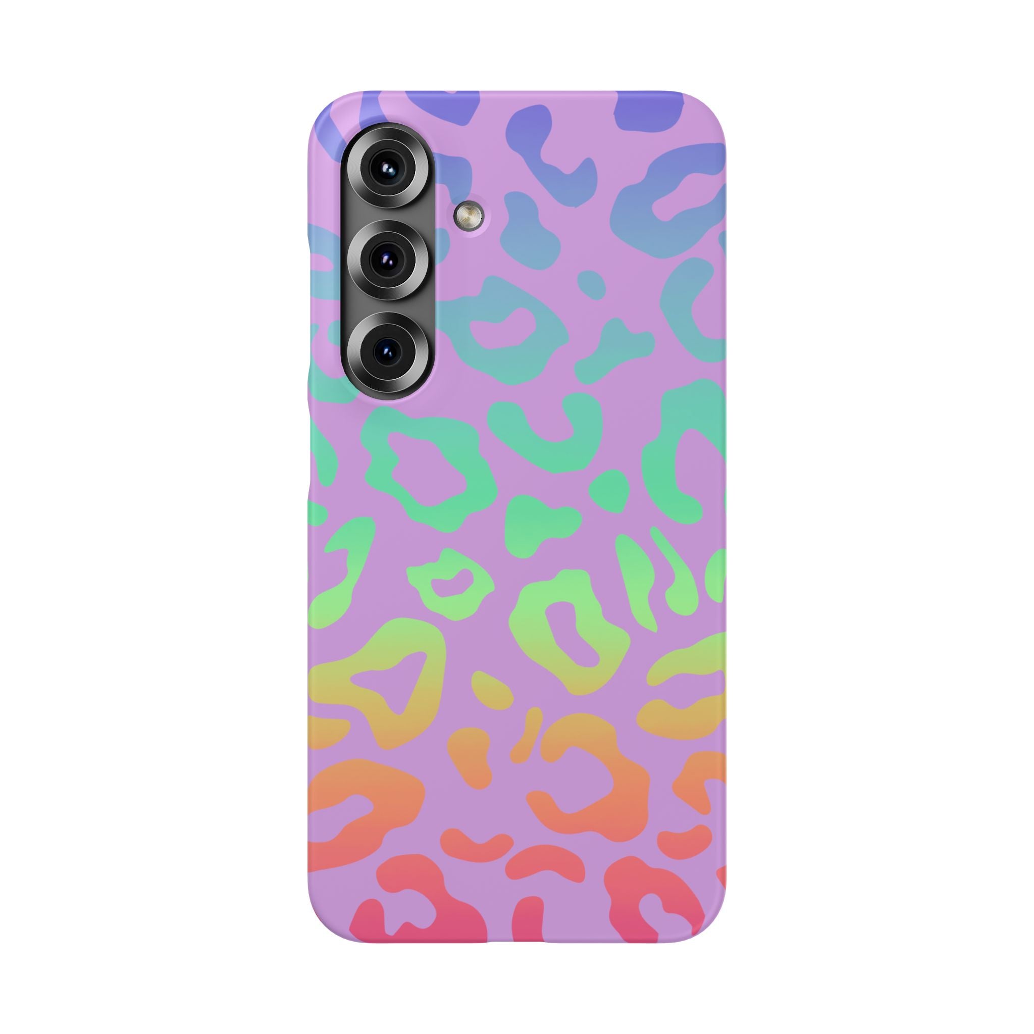 Bespattered Facade Rainbow Leopard Snap Case