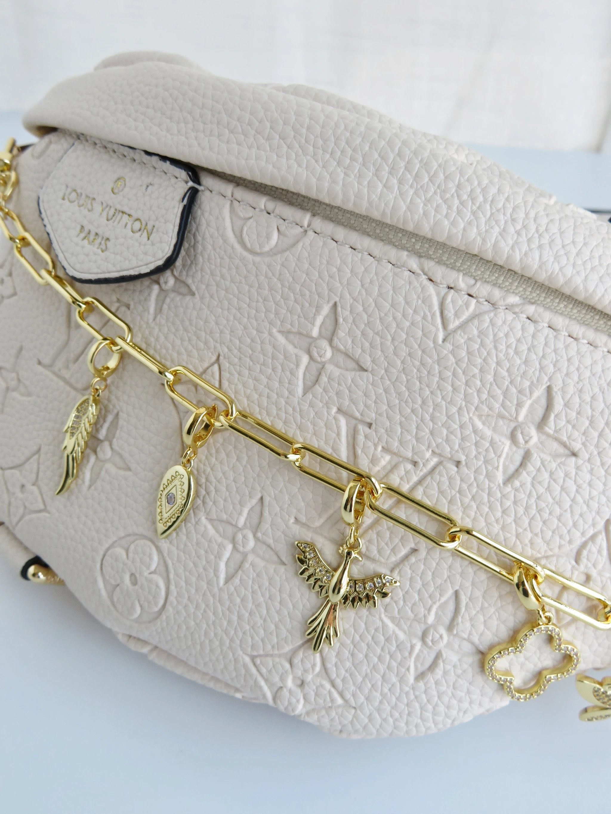 Charm Bar Chain - 18k Gold Plated - Handbag Chain by Curated By Suarez