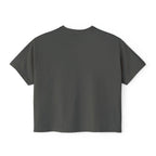 Auf Deutsch bitte Boxy Tee, German Phrase Shirt, Cropped White Tee