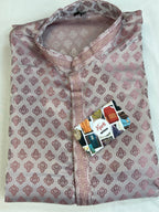 2092 - Silk kurta with white pant