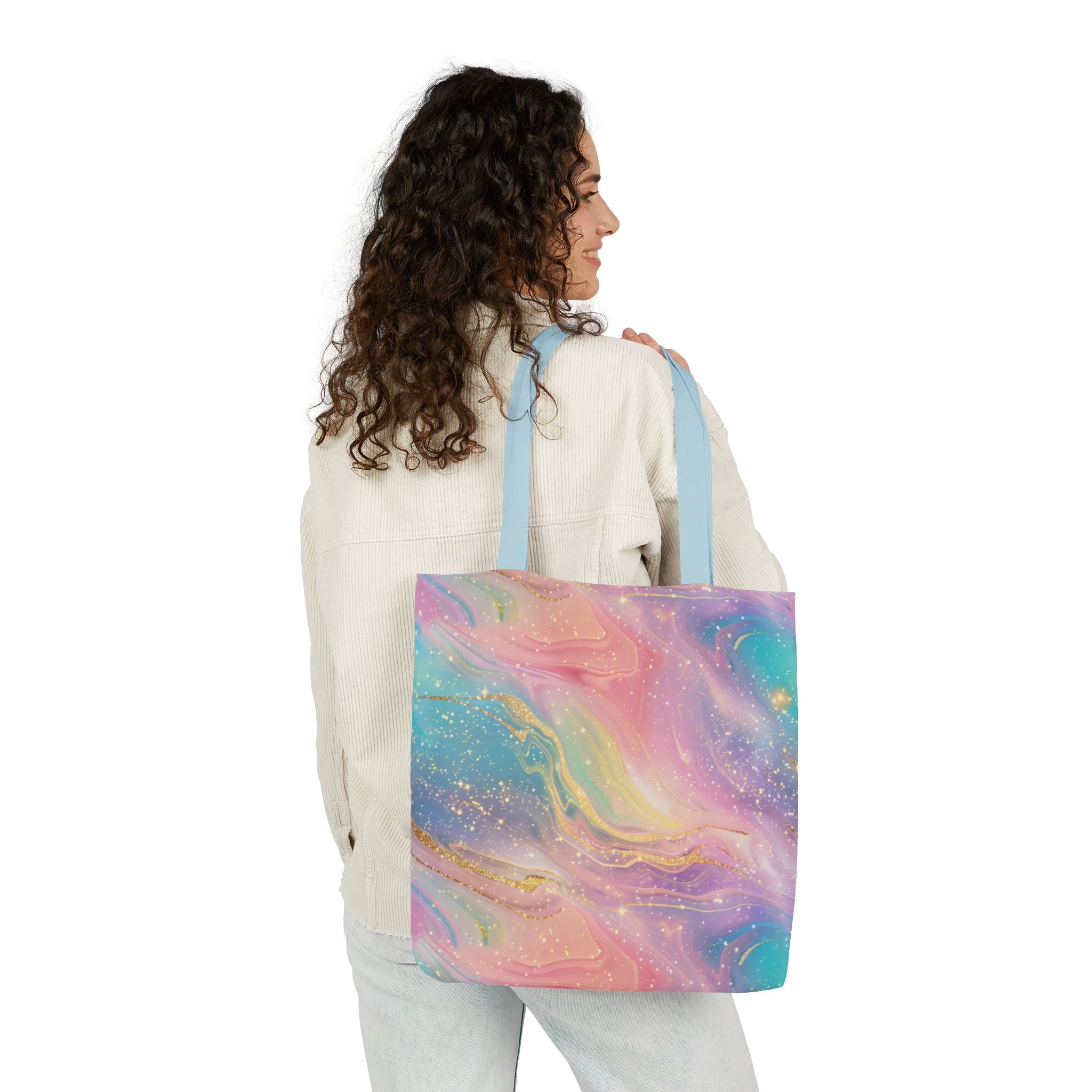 Bespattered Facade Pastel Dreams Canvas Tote Bag | 3 Sizes and 5 Strap Colors