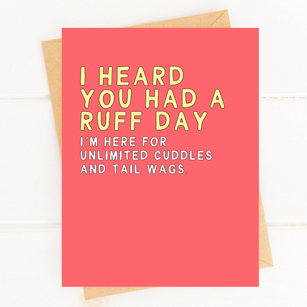 Sweet Ruff Day Pet Parent Card From Dog Mom by Five Dot Post