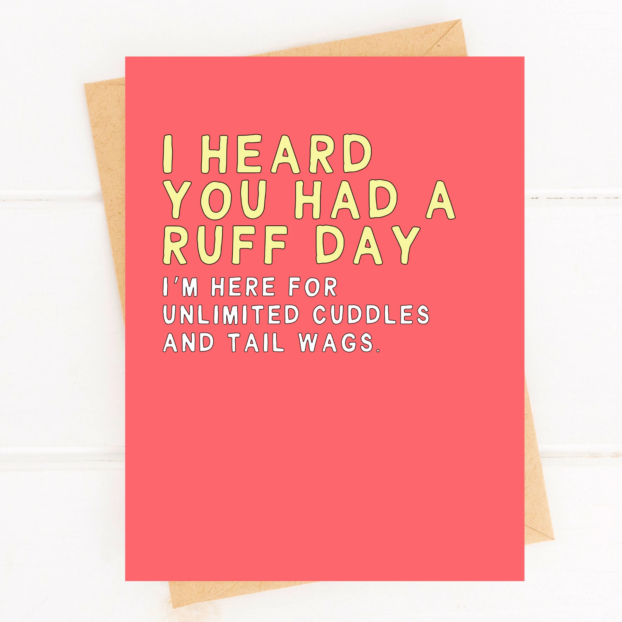 Sweet Ruff Day Pet Parent Card From Dog Mom by Five Dot Post