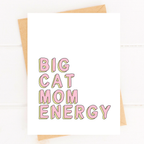 Cat Mom Card - New Kitten Parent Greeting Card by Five Dot Post