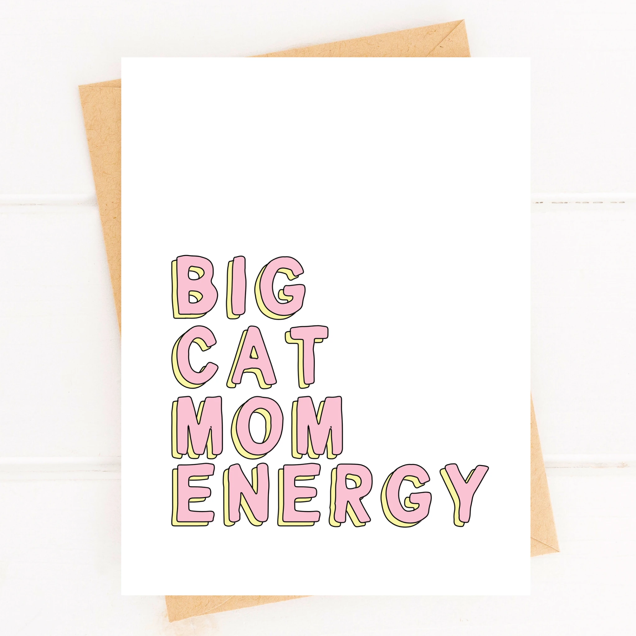 Cat Mom Card - New Kitten Parent Greeting Card by Five Dot Post