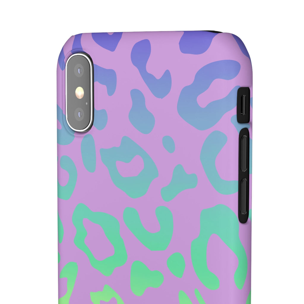 Bespattered Facade Rainbow Leopard Snap Case