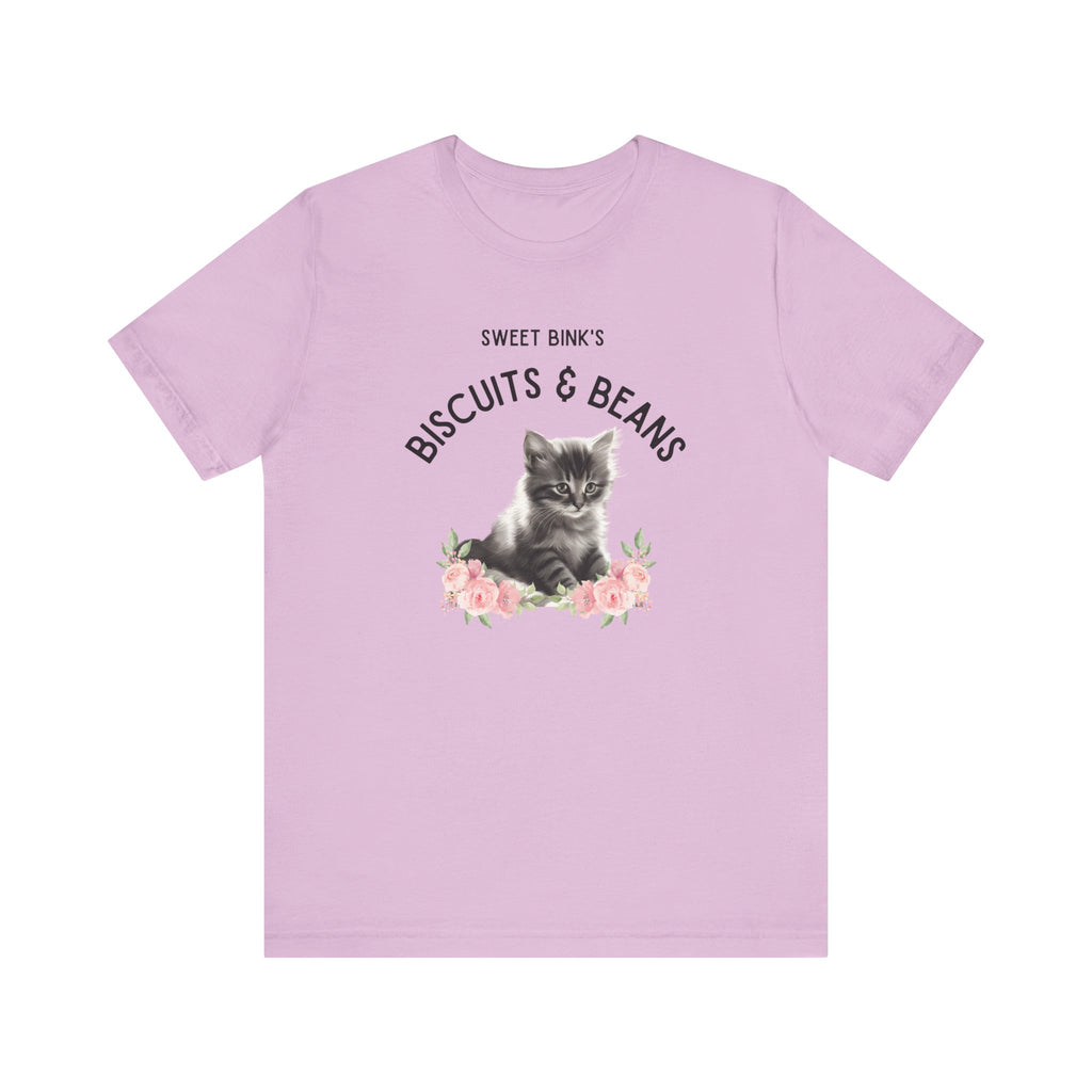 Sweet Bink's Biscuits and Beans cat tee