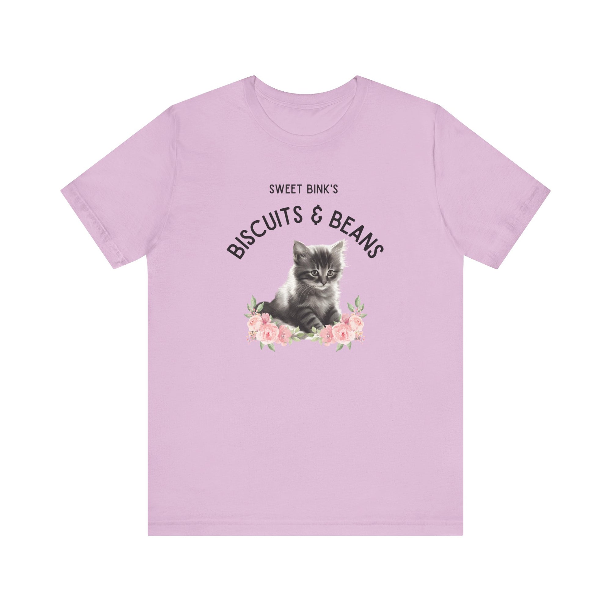 Sweet Bink's Biscuits and Beans cat tee