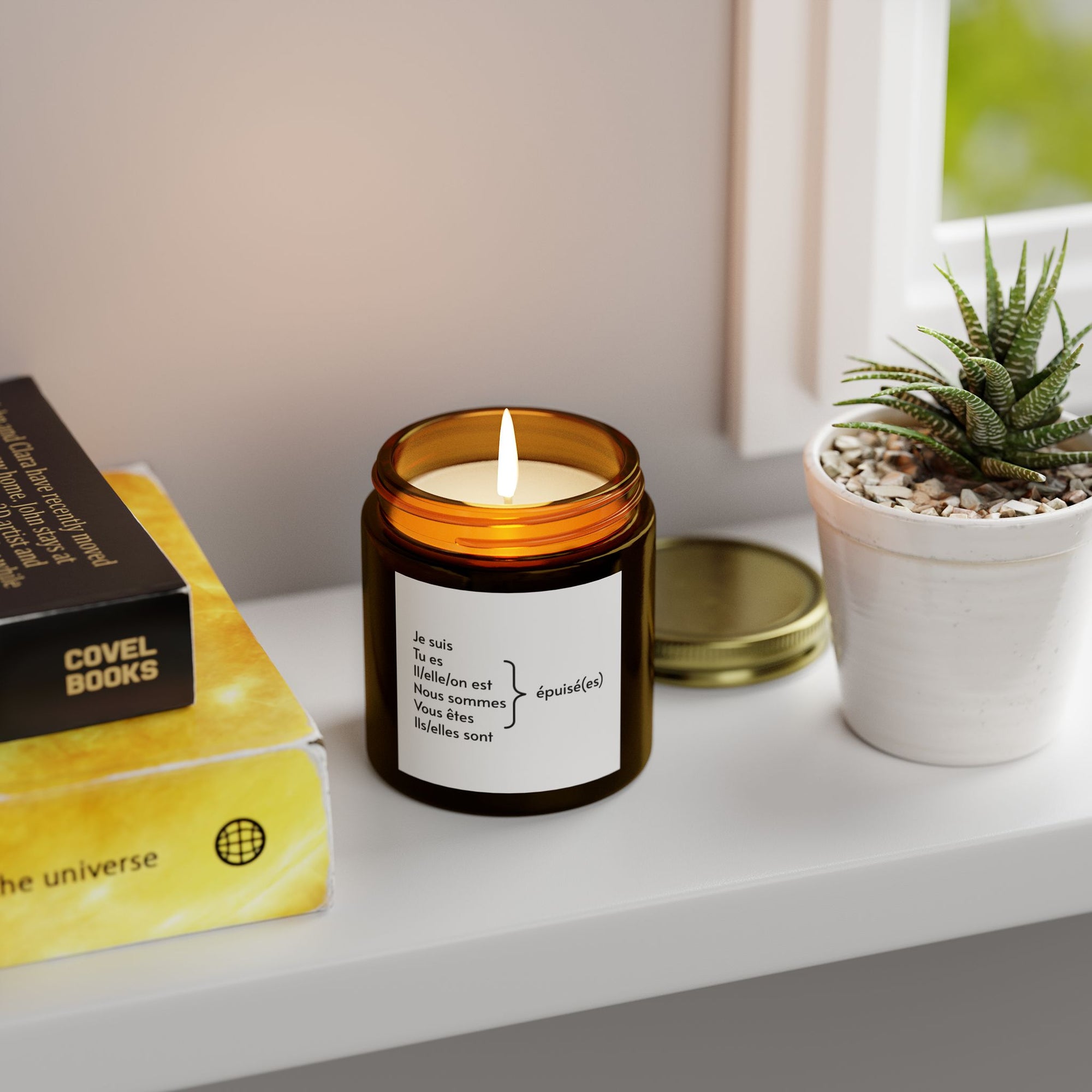 I am exhausted (French) Scented Candles