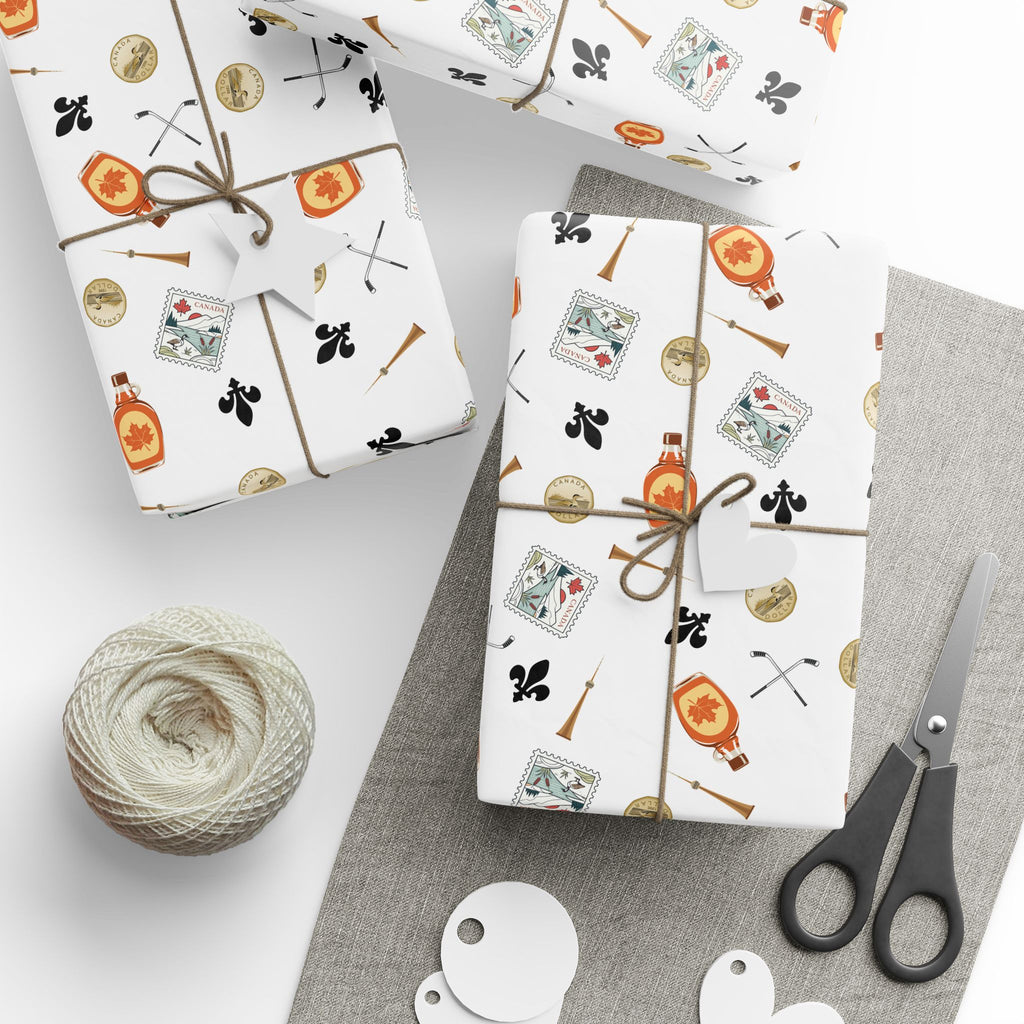 Canadian Themed Gift Wrap