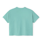 Auf Deutsch bitte Boxy Tee, German Phrase Shirt, Cropped White Tee