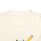 Apple Pencil Toddler Tee Shirt by Printify