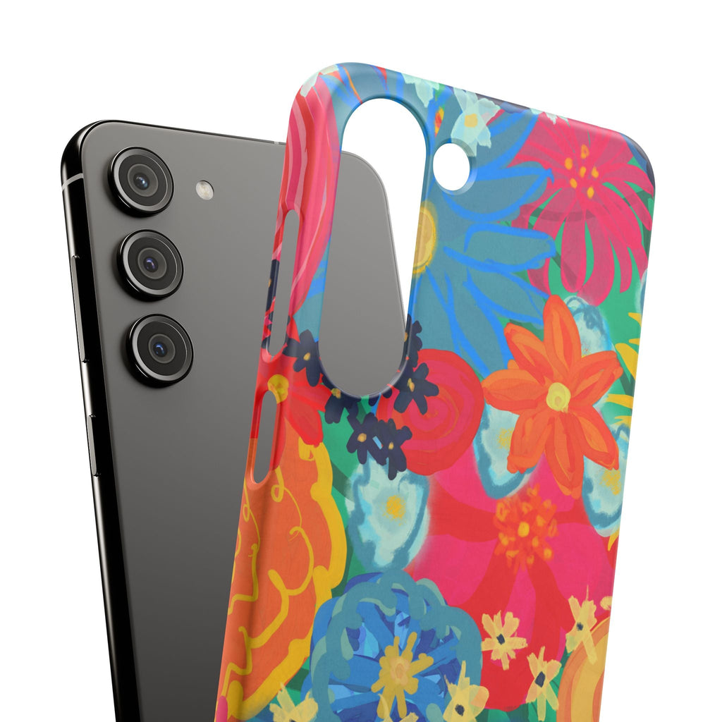 Bespattered Facade Bold Florals Snap Case
