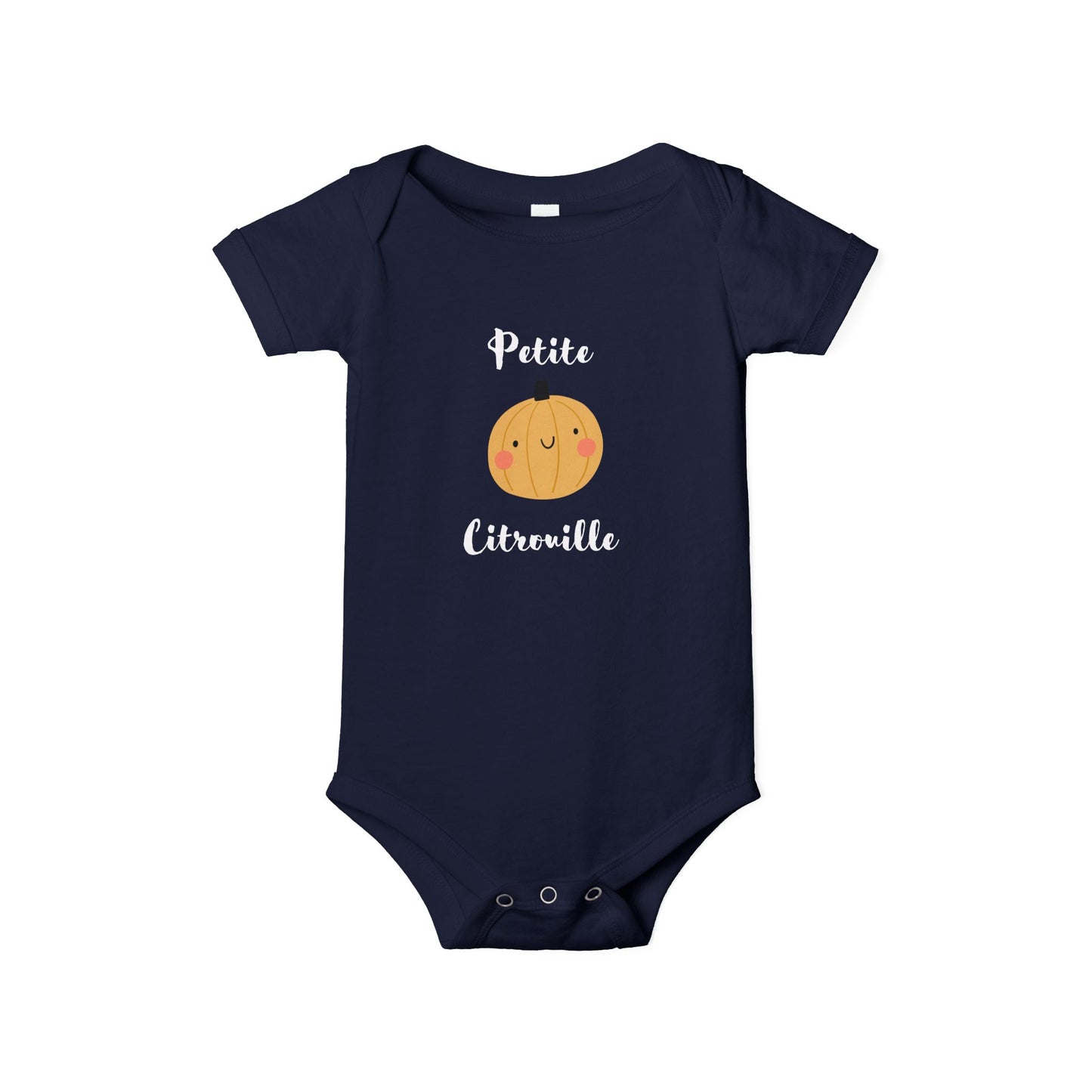 Petite Citrouille (little pumpkin) Infant Jersey Onesie