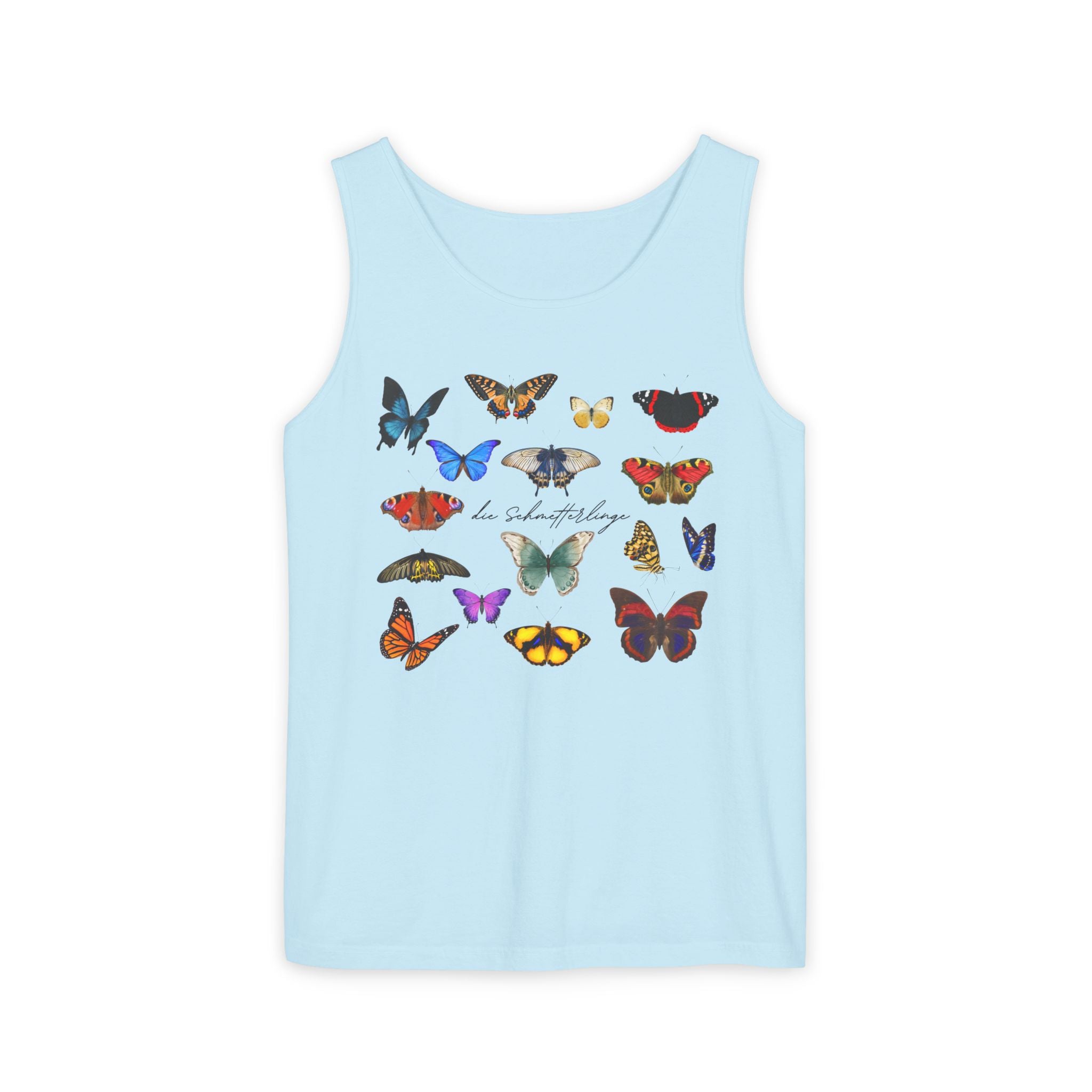 Die Schmetterlinge Tank Top — German Butterflies Graphic Tank