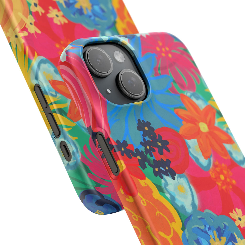 Bespattered Facade Bold Florals Snap Case