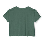 Auf Deutsch, bitte script crop top, German phrase tee, minimalist typography