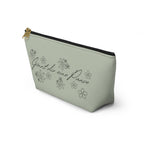German mental health Accessory Pouch "Gönnt dir eine Pause" (Give yourself a break) Floral Makeup Bag, geschenk