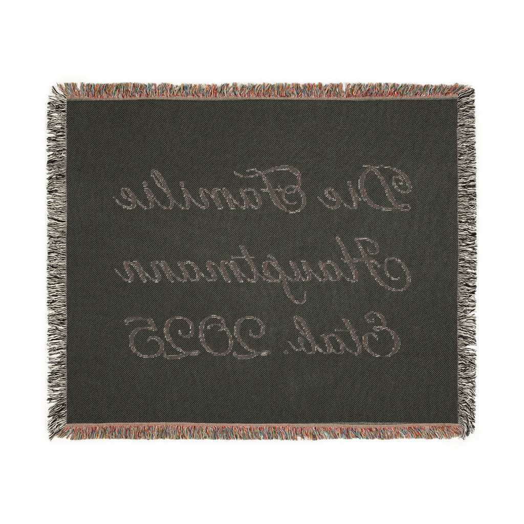 Personalisierte gewebte Familiendecke mit Namen und Jahr - La Vie Bien - custom - custom blanket - custom bride gift
