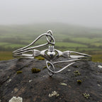 Ireland Claddagh Cuff Bracelet