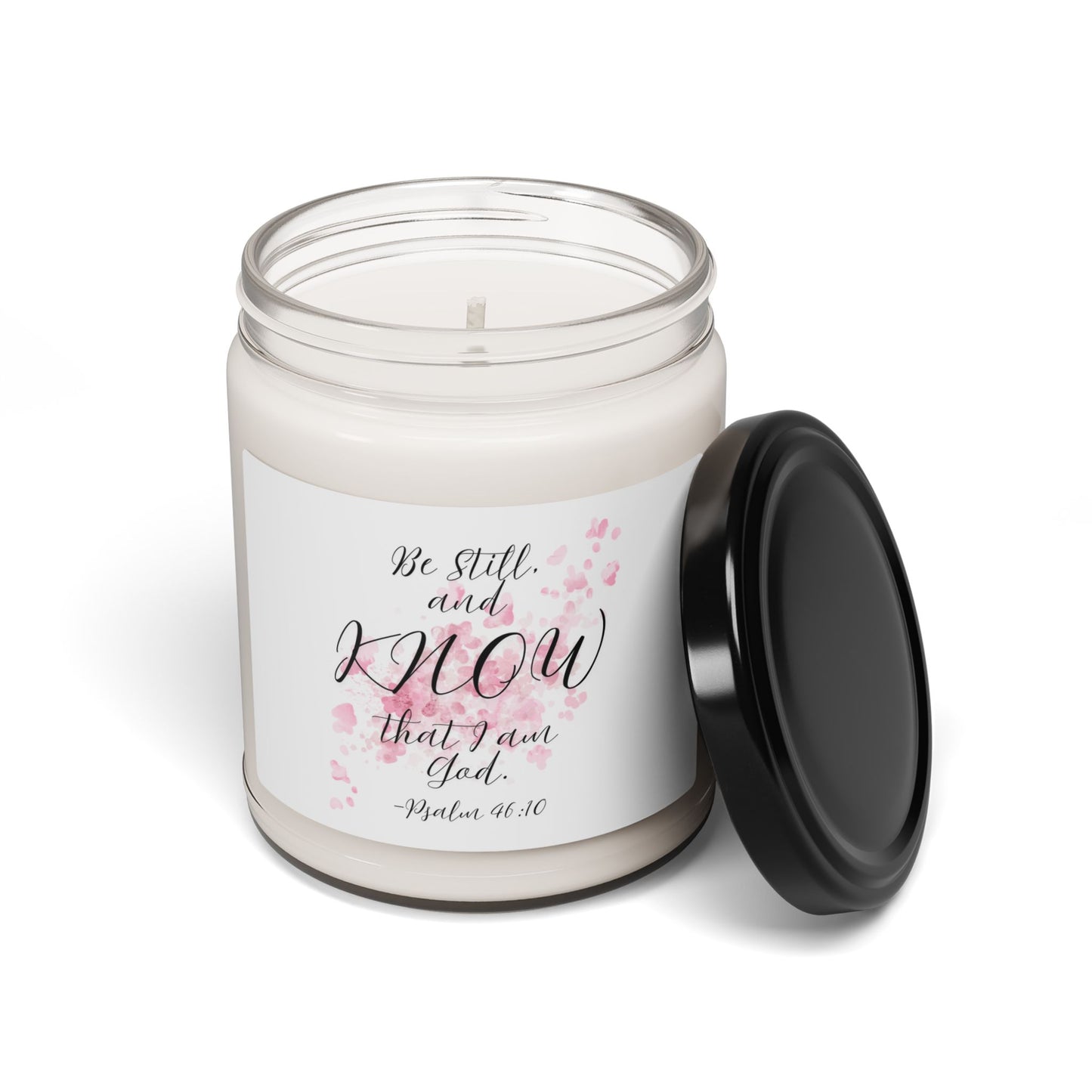 Be still and know that I am God Scented Soy Candle, 9oz