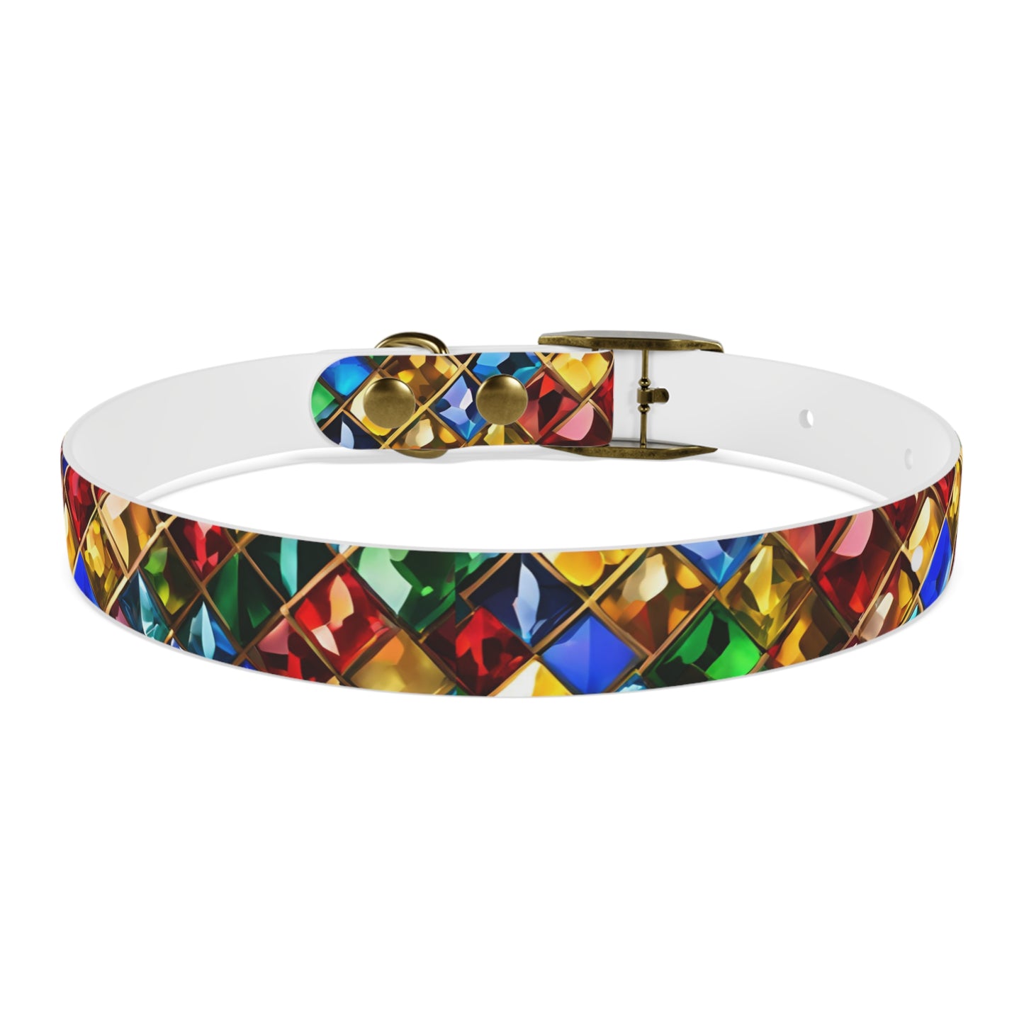 Collier pour chien à imprimé bijou
