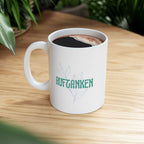Auftanken German "Refueling" Mental Health Mug, Ceramic Coffee Cup geschenk