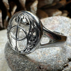 Chalice Well Ring in Sterling Silver