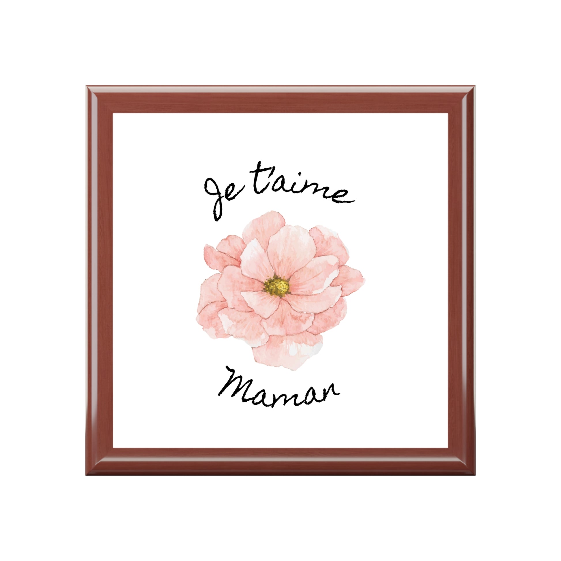 Je t'aime Maman boîte à bijoux pour Maman