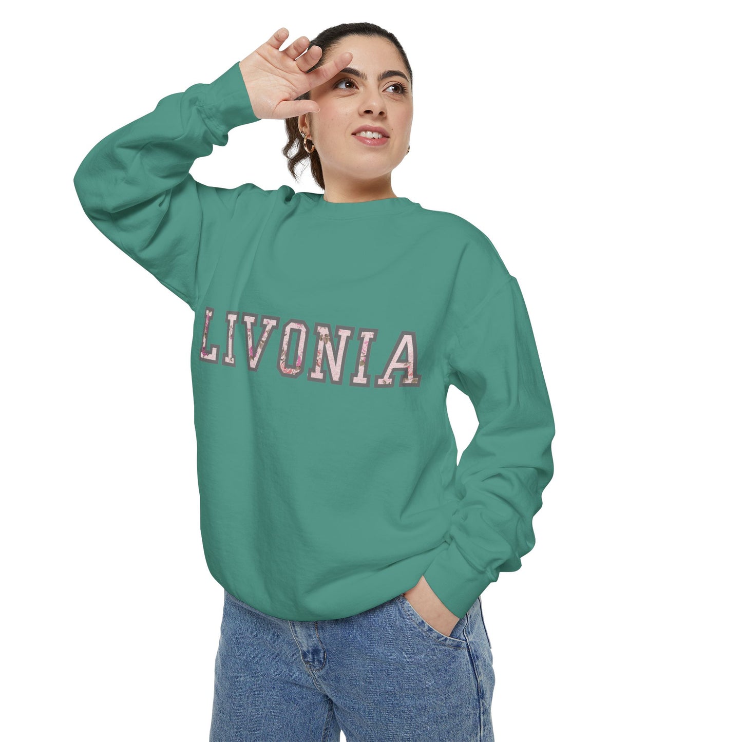 Livonia Sweatshirt (Personalize with your own city name!)