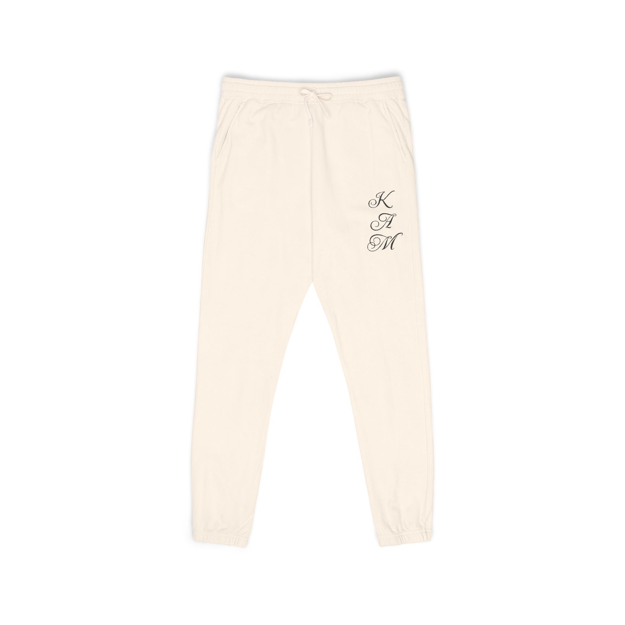 Personalized Monogram Joggers — Casual Unisex Fleece Sweatpants