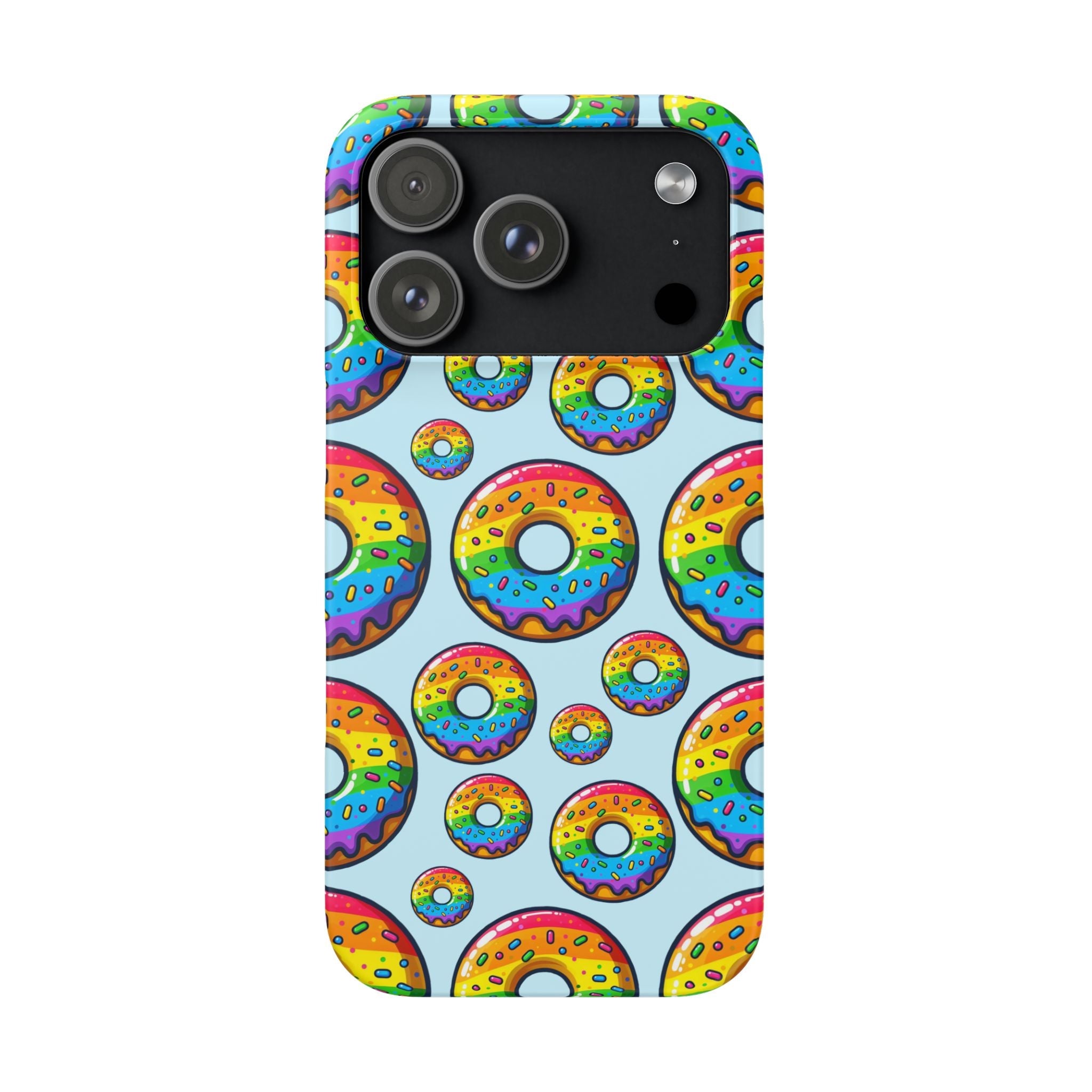 Bespattered Facade Rainbow Sprinkle Donut Snap Case