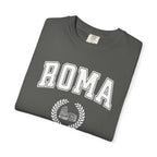 Roma College-Style T-Shirt — Vintage Italian Travel Tee with Colosseum graphic