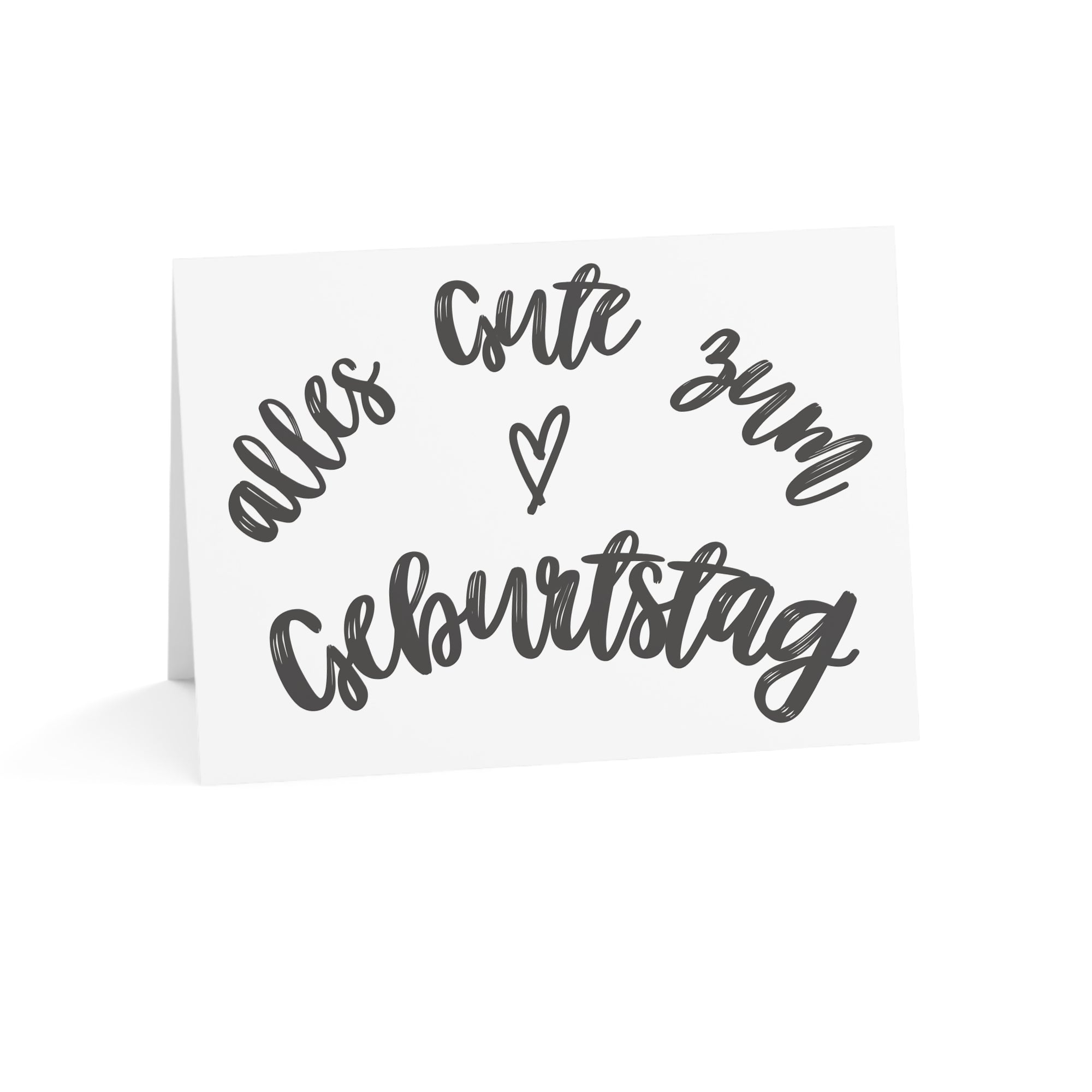 Alles Gute zum Geburtstag Birthday Greeting Cards - German