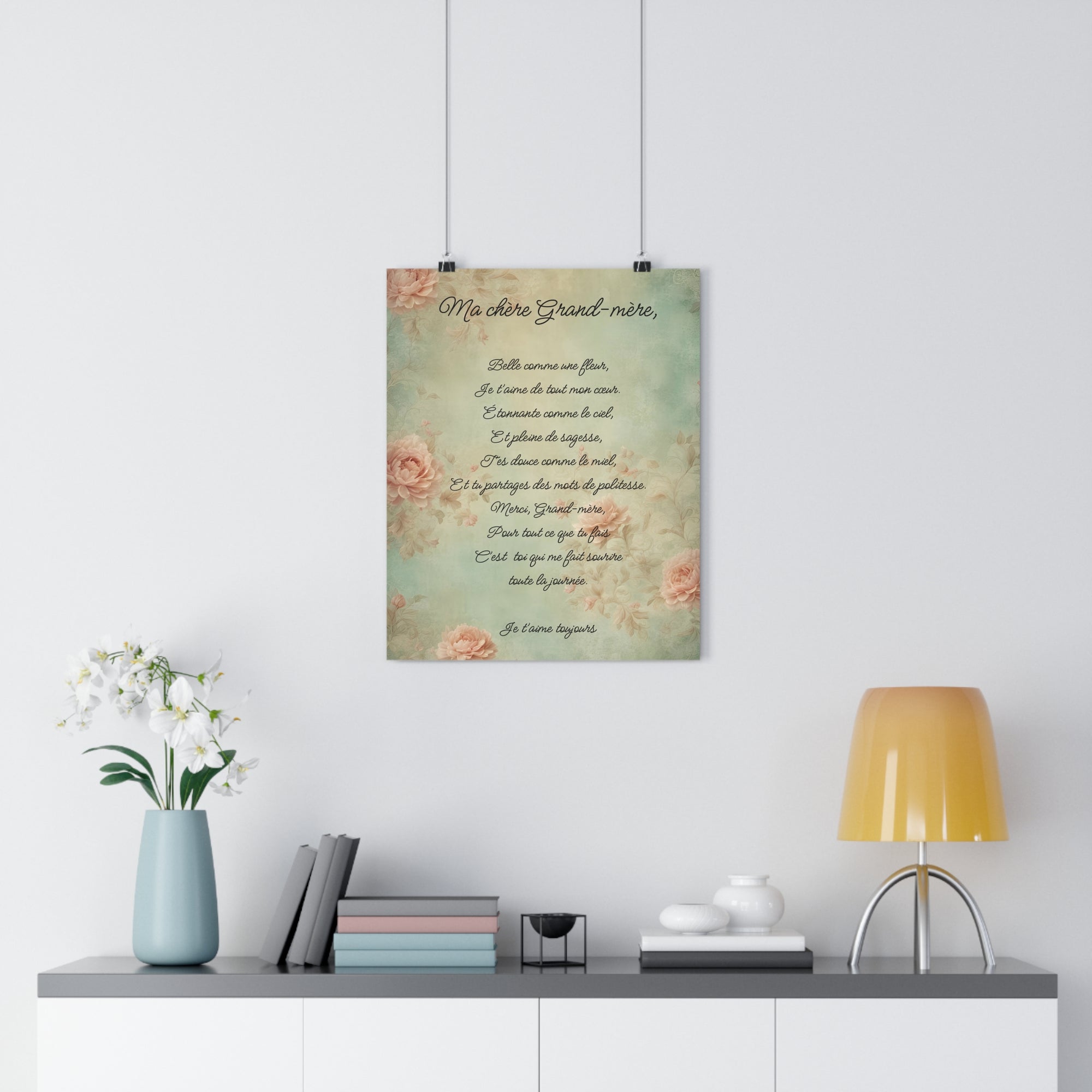 My dear grandmother French Giclee Art Print