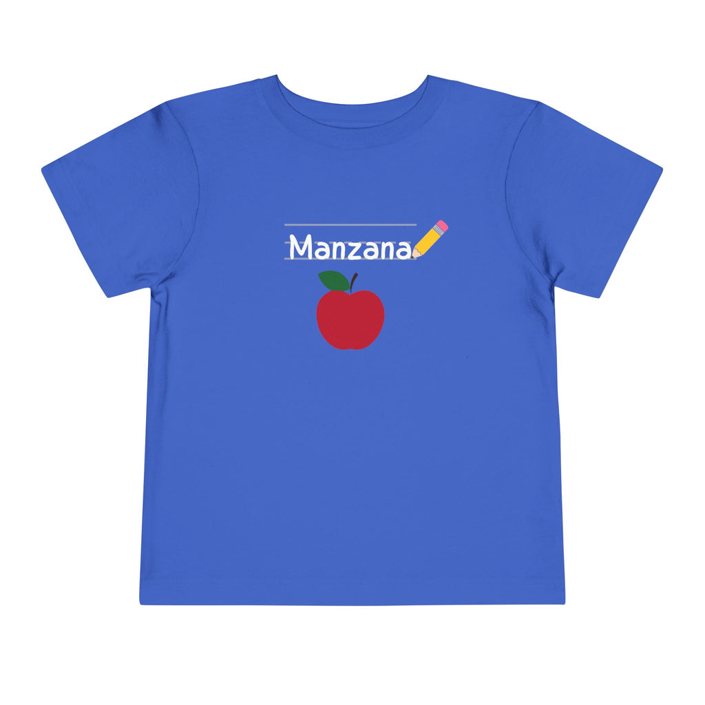 Manzana Apple and Pencil Toddler Tee Shirt