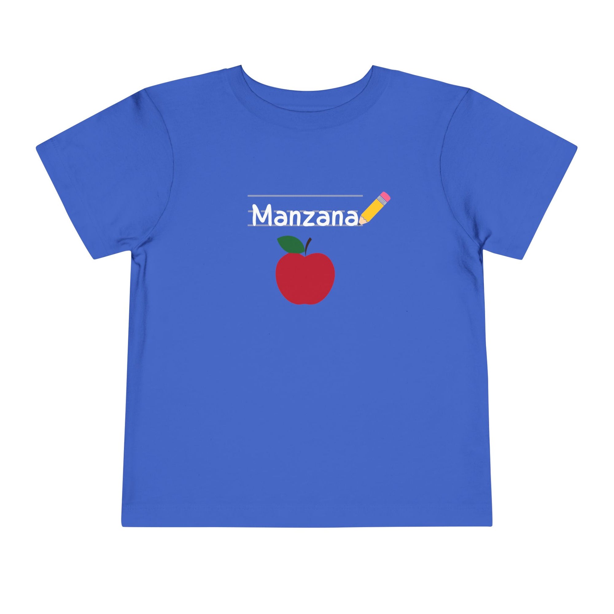 Manzana Apple and Pencil Toddler Tee Shirt