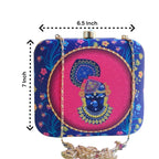Exclusive Box Clutch with Lord Shrinathji's Portrait