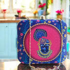 Exclusive Box Clutch with Lord Shrinathji's Portrait