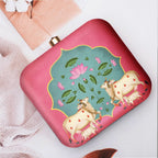 Exclusive Box Clutch with Pichawai & Calf Print
