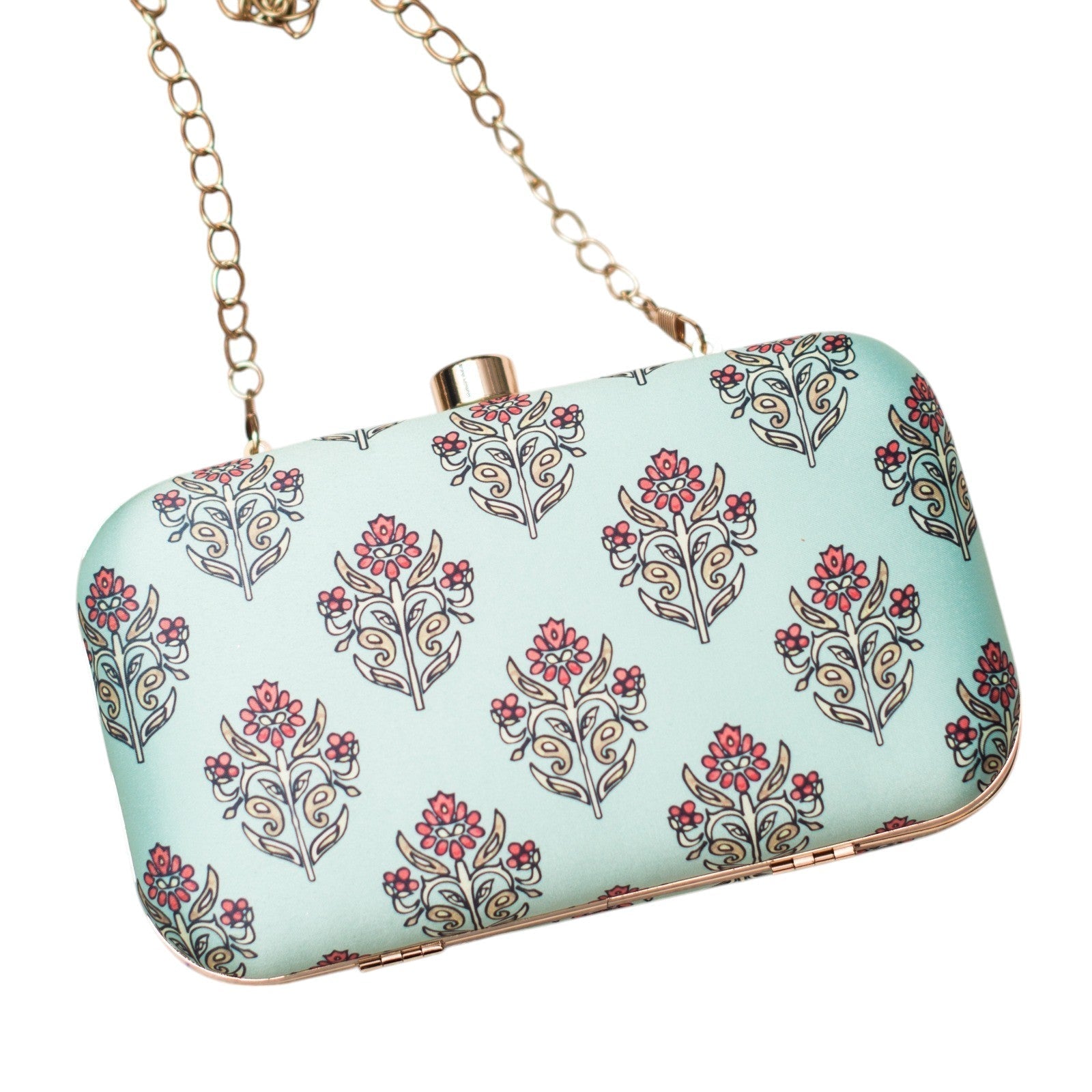 Exclusive Clutch with Floral Design
