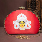 Exclusive Clutch with Maa Durga Portrait