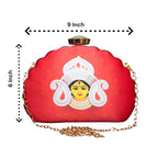Exclusive Clutch with Maa Durga Portrait