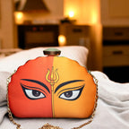 Exclusive Clutch with Eyes with Trishul Print