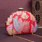 Exclusive Clutch with Leaf Design