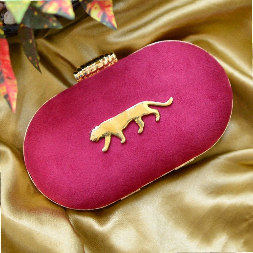 Exclusive Clutch with Jaguar Design